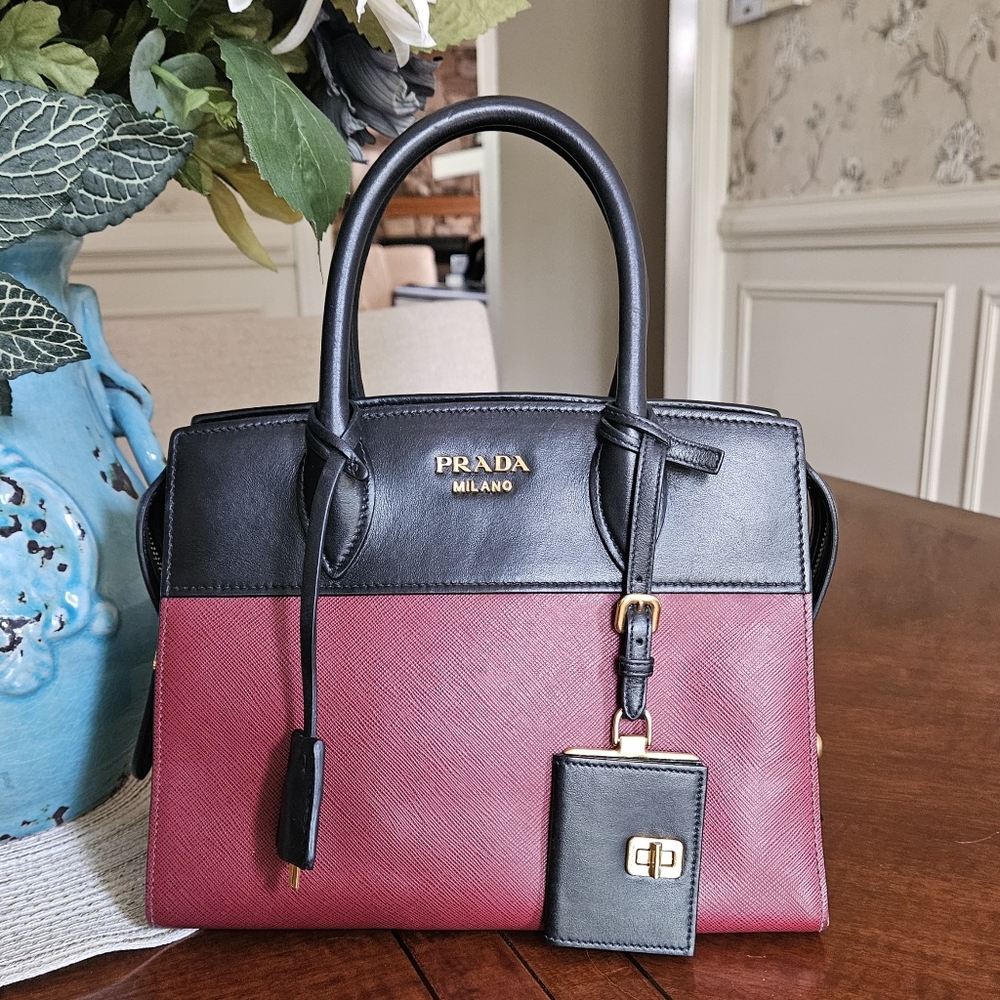 Prada Esplanade Saffiana And City Calf